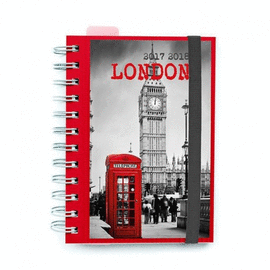 AGENDA ESCOLAR 2017/2018 DIA PAGINA LONDRES