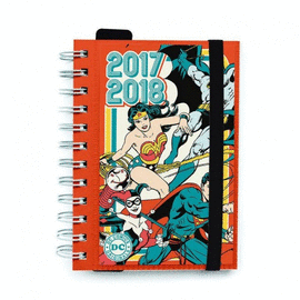 AGENDA ESCOLAR 2017/2018 DIA PAGINA DC COMIC ORIGINALS