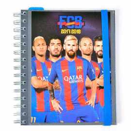 AGENDA ESCOLAR 2017/2018 SEMANA VISTA FC BARCELONA JUGADORES