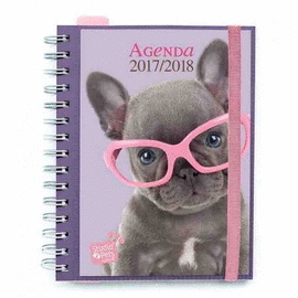 AGENDA ESCOLAR 2017/2018 SEMANA VISTA STUDIO PETS DOG