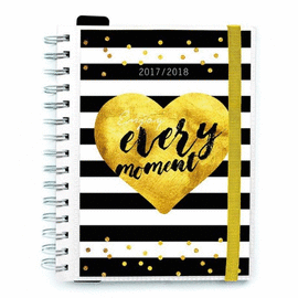 AGENDA ESCOLAR 2017/2018 SEMANA VISTA GLITTER