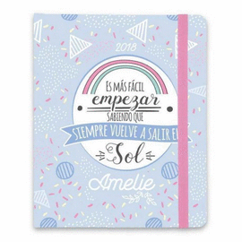 AGENDA ESCOLAR 2017/2018 SEMANA VISTA PREMIUM AMELIE