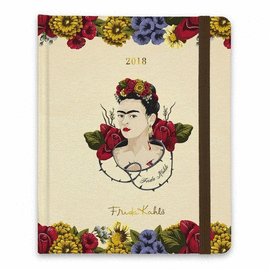 AGENDA ESCOLAR 2017/2018 SEMANA VISTA PREMIUM FRIDA KAHLO