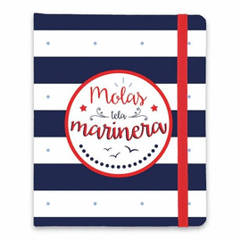 NOTEBOOK PREMIUM A5 SPINE WIRE-O AMELIE MARINERO