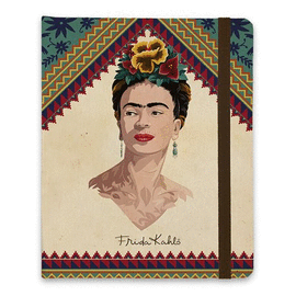 NOTEBOOK PREMIUM A5 SPINE WIRE-O FRIDA KAHLO 