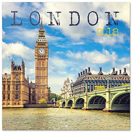 CALENDARIO 2018 30X30 LONDON COLOR