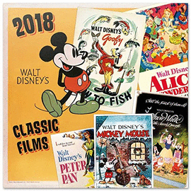 CALENDARIO 2018 30X30 DISNEY CLASSIC FILMS