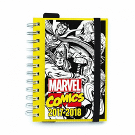 AGENDA ESCOLAR 2017/2018 DIA PAGINA MARVEL COMICS