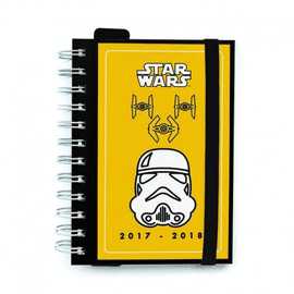 AGENDA ESCOLAR 2017/2018 DIA PAGINA STAR WARS TROOPER