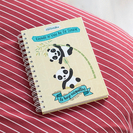 CUANDO LA VIDA NO ME SONR�E LE HAGO COSQUILLAS - LIBRETA A5 CUADRICULADA