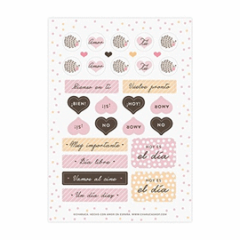 SET DE PEGATINAS CON DISE�O ERIZO - CHARUCA