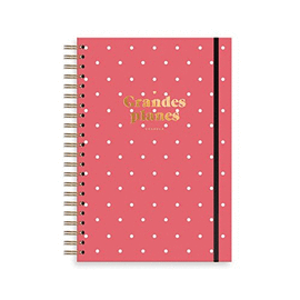 CHARUCA GRANDES PLANES - PLANIFICADOR SEMANAL, 195 X 290 MM, COLOR ROJO