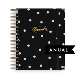 AGENDA 2019. D�A POR P�GINA. NEGRA. L (LA JUMBO)