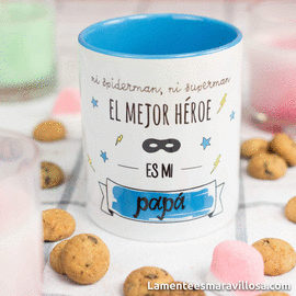 TAZA - NI SPEDERMAN, NI SUPERMAN, EL MEJOR H�ROES ES MI PAP�
