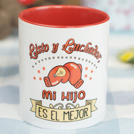 TAZA - LISTO Y LUCHADOR, MI HIJO ES EL MEJOR