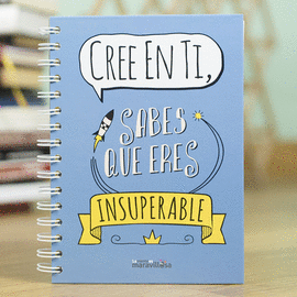 CREE EN TI, SABES QUE ERES INSUPERABLE - LIBRETA A5 CUADRICULADA