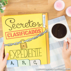 ARCHIVADOR SECRETOS CLASIFICADOS, EXPEDIENTE A,B,C - ARCHIVADOR