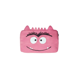 ESTUCHE MONSTRUO DE COLORES ROSA 100% ALGODON