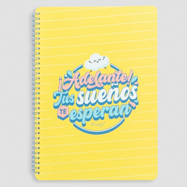 LIBRETA A4 ADELANTE! TUS SUE�OS TE ESPERAN