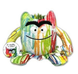 MONSTRUO DE COLORES PELUCHE MULTICOLOR 15 CM