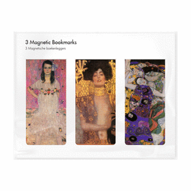SET 3 MARCAPAGINAS MAGNETICOS KLIMT