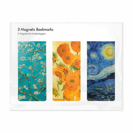 SET 3 MARCAPAGINAS MAGNETICOS VINCENT VAN GOGH