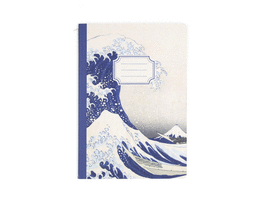 CUADERNO CON LOMO COSIDO DE ALGODON LA GRAN OLA