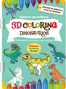 DINOSAURIOS. CON L�NEAS EN RELIEVE