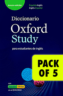 PACK 5 DICTIONARY OXFORD STUDY INTERACT CD-ROM