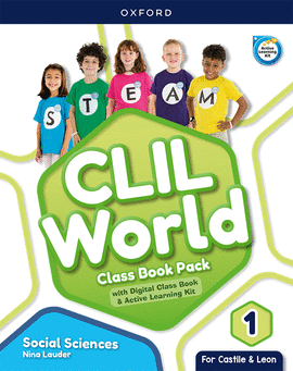 SOCIAL SCIENCE 1 COURSEBOOK. CLIL WORLD. CASTILLA LEN 2023