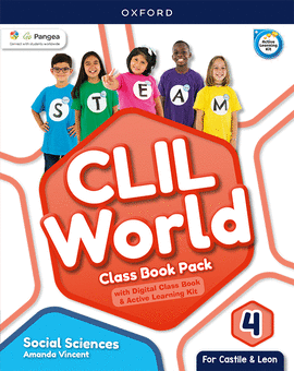 SOCIAL SCIENCE 4 COURSEBOOK. CLIL WORLD. CASTILLA LE�N 2023