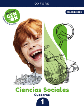 CUADERNO CIENCIAS SOCIALES 1�PRIMARIA. MUNDO GENOX. MADRID 2024