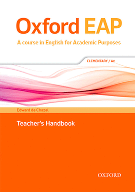 OXFORD E.A.P.  ELEMENTARY TEACHER'S BOOK & DVD PACK