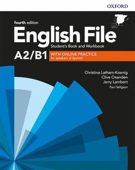ENGLISH FILE 4TH EDITION PRE-INTERMEDIATE. STUDENT'S BOOK AND WORKBOOK WITHOUT K