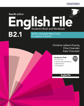 ENGLISH FILE B2 1 STUDENTS BOOK AND WORKBOOK WITHOUT KEY FOURTH EDI
