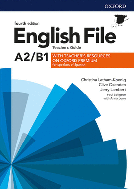 ENGLISH FILE A2;B1 TEACHERS GUIDE +RESOURCE +BKL