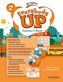 EVERYBODY UP! 2. TEACHER'S BOOK W/DVD& ONLINE PRACTICE PACK 2ND EDITION
