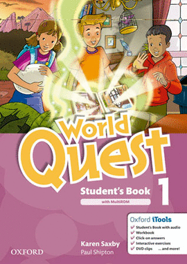 (ST).(13).WORLD QUEST 1 STUDENT +MULTIROM PACK