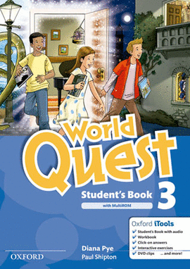 (ST).(13).WORLD QUEST 3 STUDENT +MULTIROM PACK