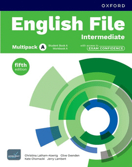 ENGLISH FILE INTERMEDIATE B1 MULTIPACK A STUDENT & WORKBOOK FIFTH EDITION 5A.ED