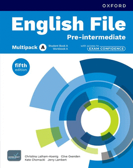 ENGLISH FILE PRE-INTERM A2/B1 MULTIPACK A STUDENT & WORKBOOK FIFTH EDITION 5A ED