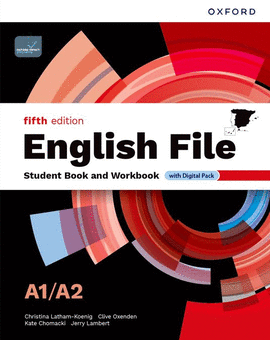ENGLISH FILE A1/A2 STUDENT AND WORKBOOK WITHOUT KEY FIFTH EDITION 5A ED.