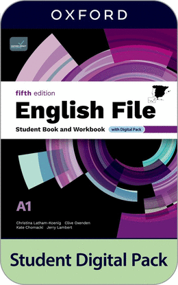ENGLISH FILE A1 STUDENT AND WORKBOOK WITHOUT KEY FIFTH EDITION 5A.ED