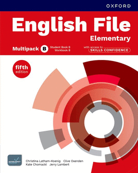 ENGLISH FILE ELEMENTARY A1/A2 MULTIPACK B STUDENT & WORKBOOK FIFTH EDITION 5A ED