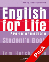 ENGLISH FOR LIFE PRE-INTERMEDIATE: STUDENT'S BOOK WITH MULTI-ROM PACK