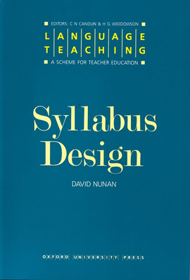 SYLLABUS DESIGN.(LANGUAGE TEACHING)