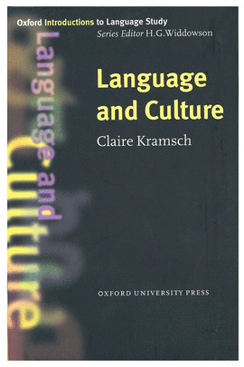 LANGUAGE AND CULTURE.(INTRODUCTIONS LANGUAGE STUDYOXFTEX