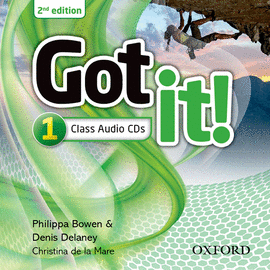 GOT IT! PLUS (2ND EDITION) 1. CLASS AUDIO CD