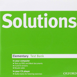 SOLUTIONS ELEMENTARY TEST BANK M-ROM