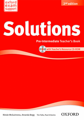 (TCHS).SOLUTIONS PRE-INTERMEDIATE (TEACHERS BOOK) 2ED